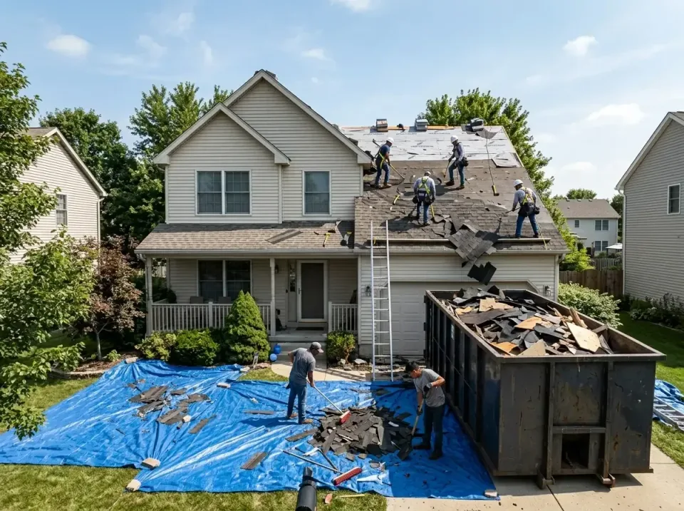 roof-replacement-debris-remova-004 — frequently asked questions, Cheapest Dumpster Rentals in Loxahatchee Groves, FL